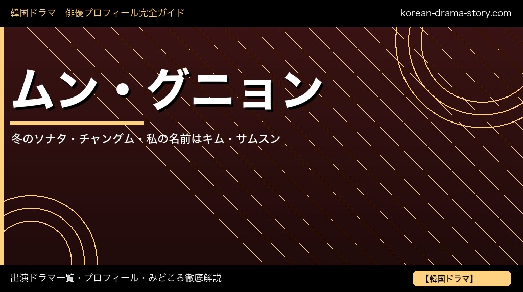 ムン・グニョン 出演ドラマ プロフィール