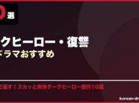 ダークヒーロー・復讐韓国ドラマおすすめ サムネイル