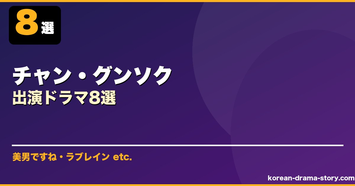 チャン・グンソク サムネイル
